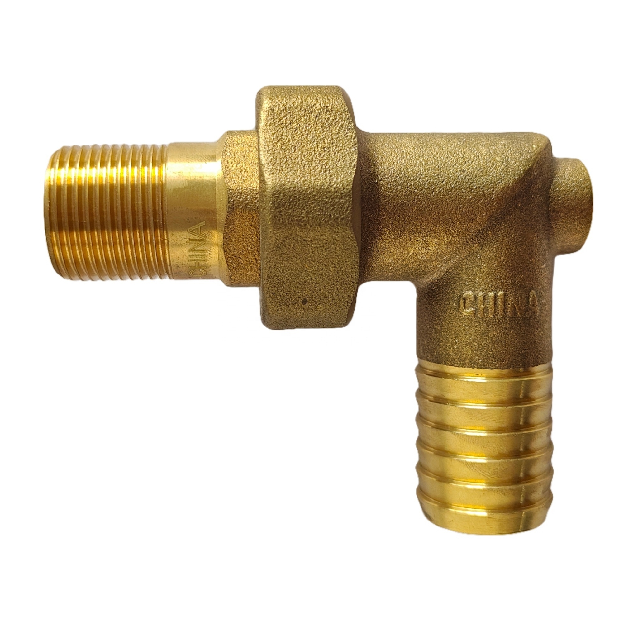 2023 hot selling 3/4'' Male Brass Elbow Fittings for Pipe Hose Hardware