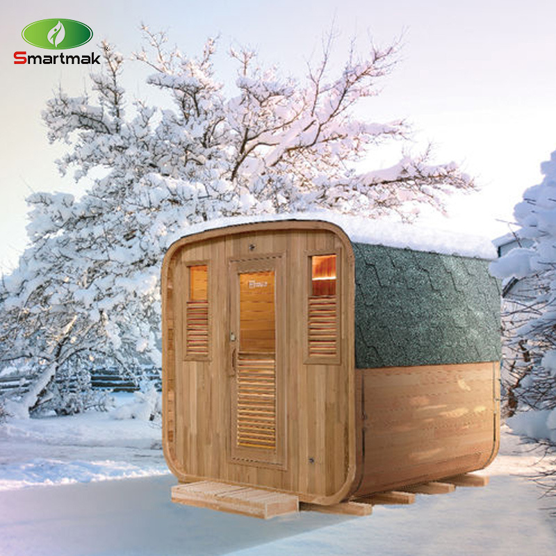 Smartmak Outdoor Used With Wood Stove Outdoor Luxury Steam Room And Detox Sauna