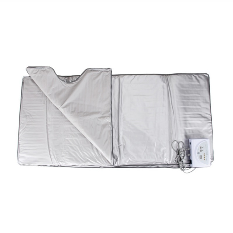 3 heating zones thermal far infrared sauna blanket slimming body wrap infrared sauna blanket