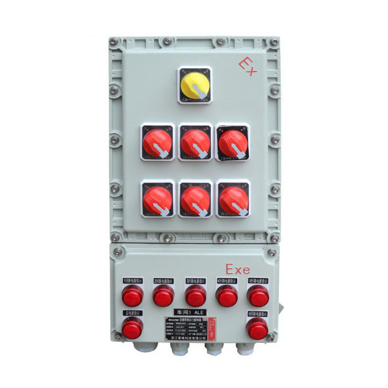 Explosion-proof electric motor outdoor control panel boxes