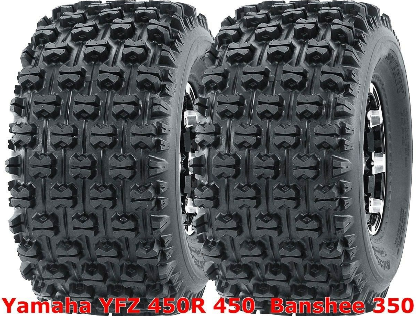 21x7-10 & 20x10-9 ATV TIRE SET (All 4 Tires) for HONDA TRX 300EX 400EX 400X 450R