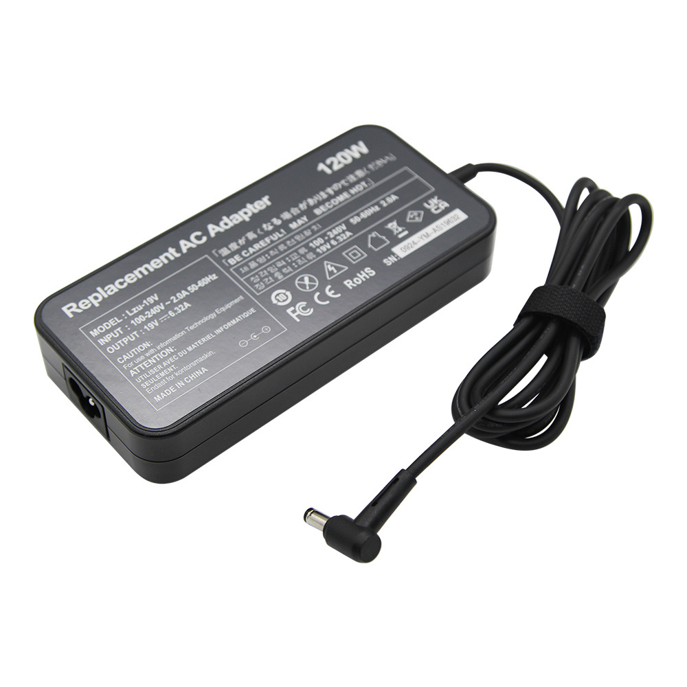 AC DC 19v 6.32a 120w slim notebook laptop adapter for ASUS ROG GL502VT GL502V GL502 GL502VT Gaming N500 G50 N53S N55