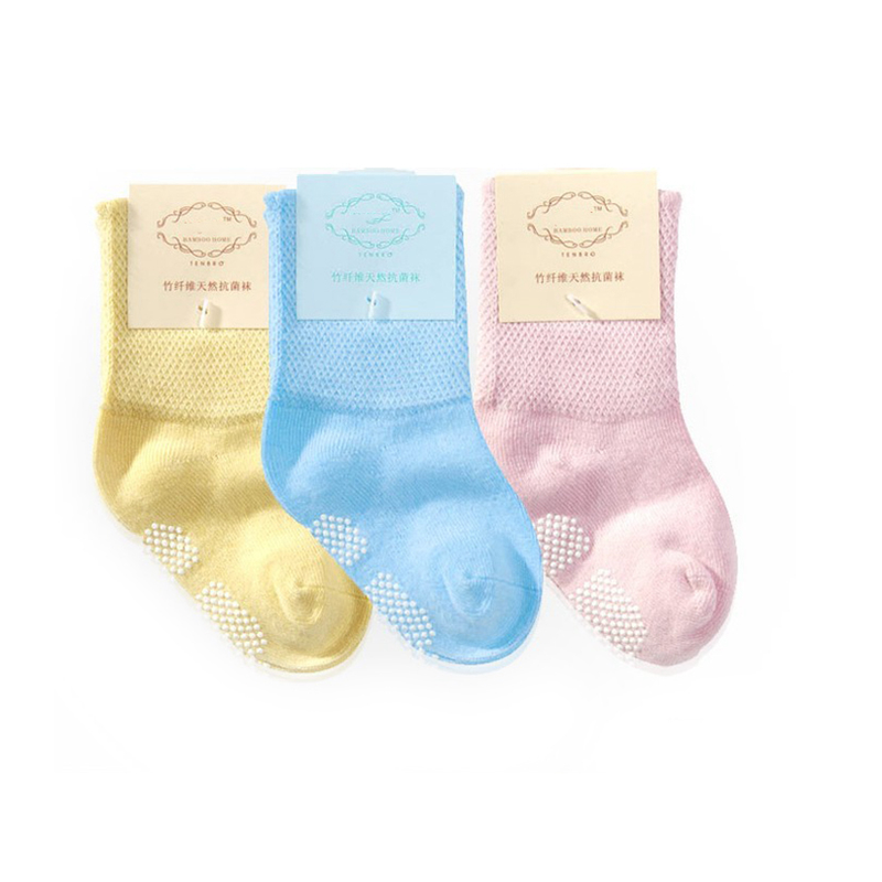 BY-II-1240 baby girls non slip socks bamboo socks children socks for kids