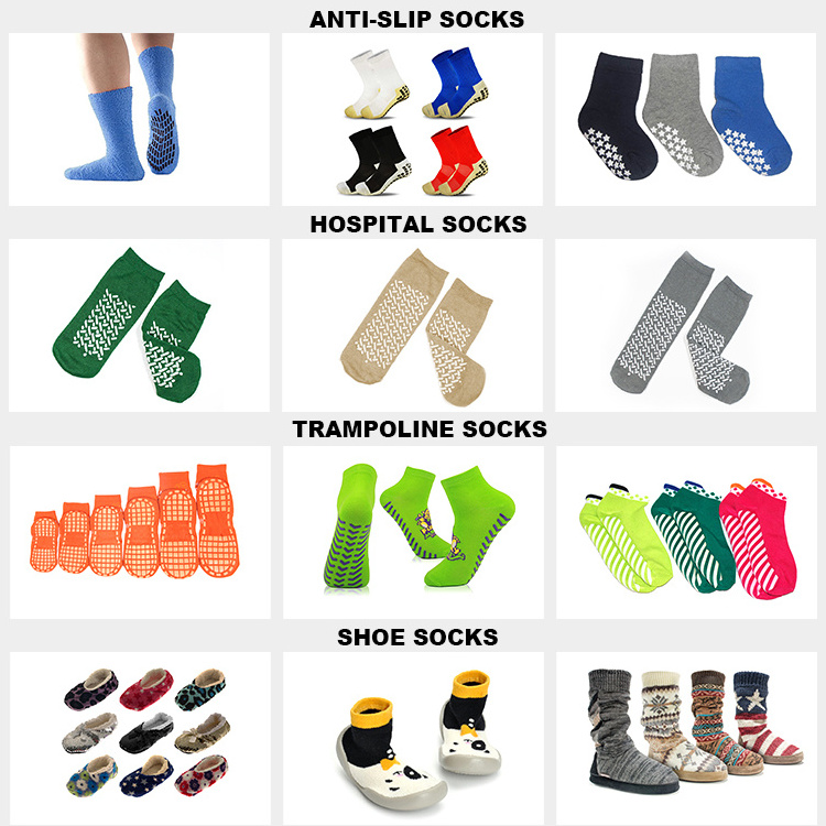 BY-II-1143 slipper socks with rubber sole for adults fashionable knitted floor socks for winter