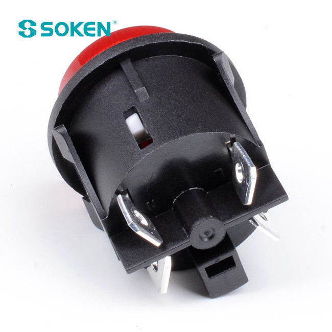 SOKEN DPST baby car push button switch PS18-16-2 1 pole