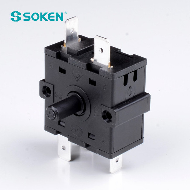 SOKEN electrical household heater 4 position rotary switch 16a 250v t100 RT234-1