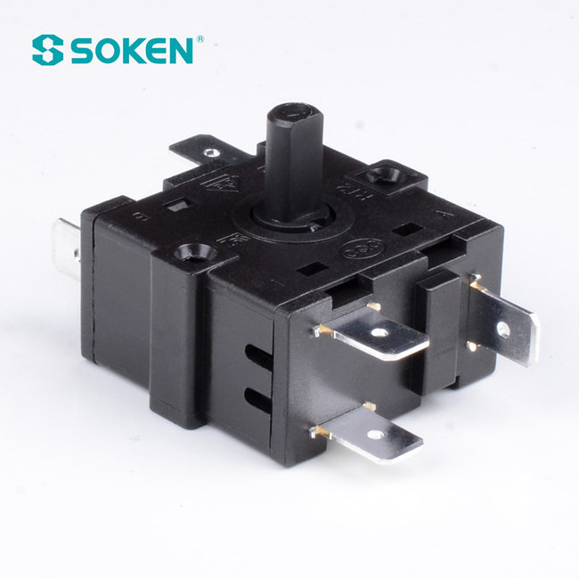 SOKEN 4 speed position oven rotary switch 16a 250v t100 RT233-2A rotary switch