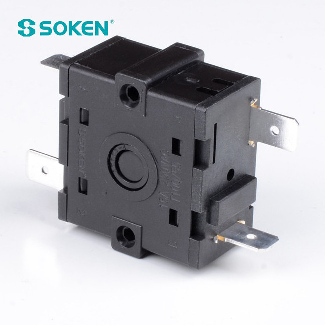 SOKEN 4 speed position oven rotary switch 16a 250v t100 RT233-2A rotary switch