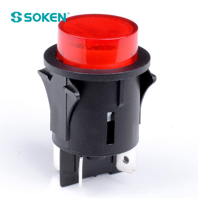 SOKEN waterproof socket extensions push button switch 250VAC PS18-16 2 pole