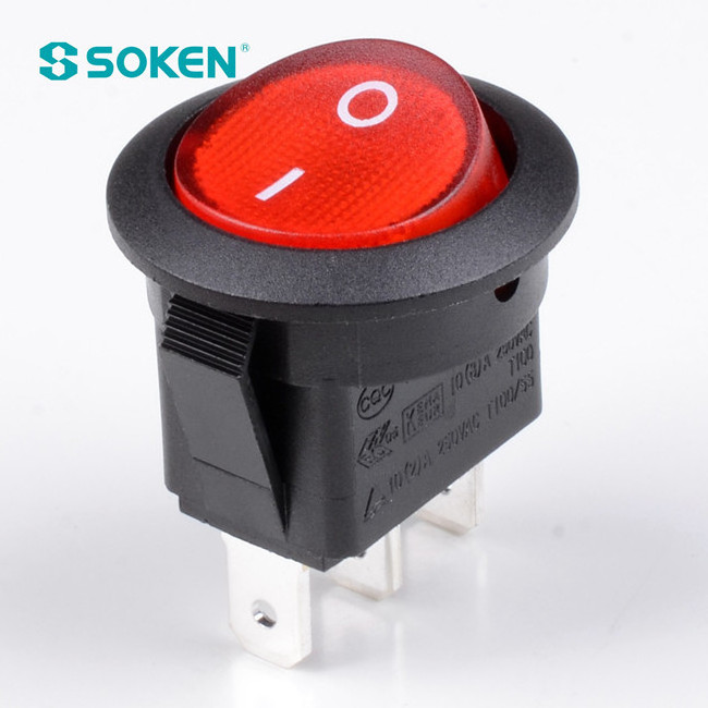 Hot sale table lamp switch/ on off rocker switch 10a 250v t85