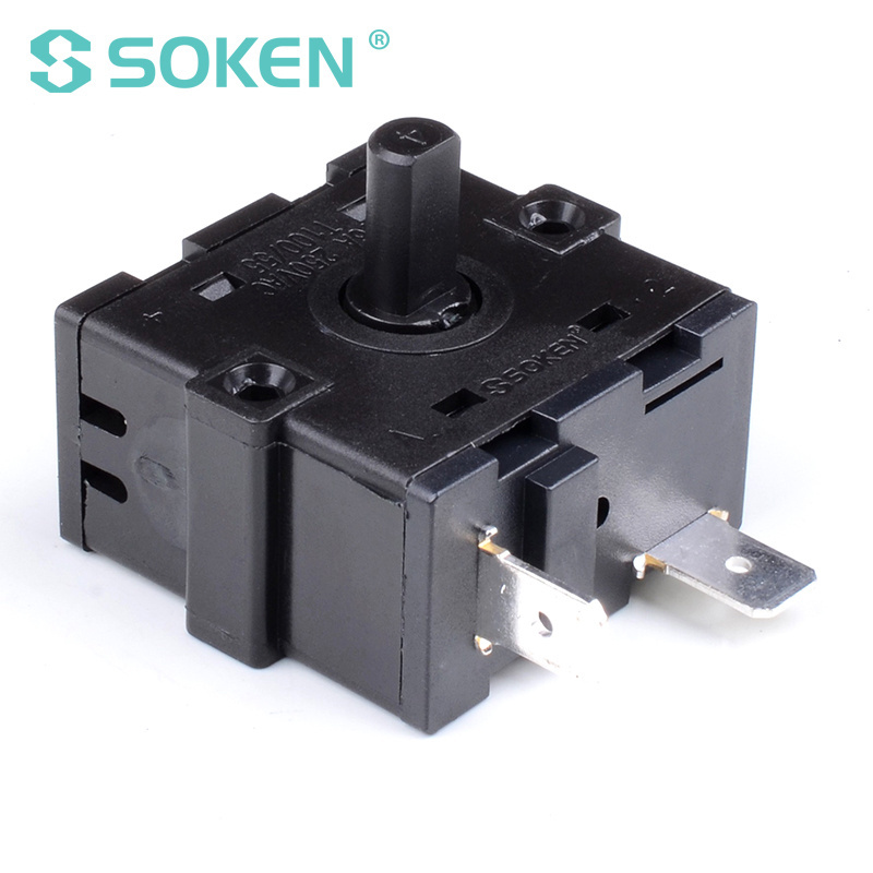 new  SOKEN bremas 26mm 2 position rotary selector switch 16A 250VAC T100 RT211-1A