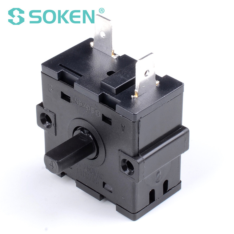 new  SOKEN bremas 26mm 2 position rotary selector switch 16A 250VAC T100 RT211-1A