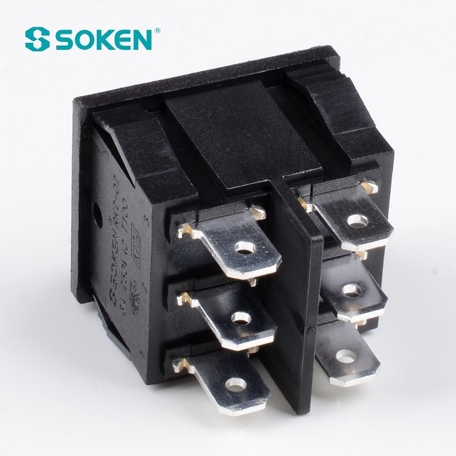 Soken electric switch illuminated kema Rocker Switch 4 pin t85 RK2-02 on off switch