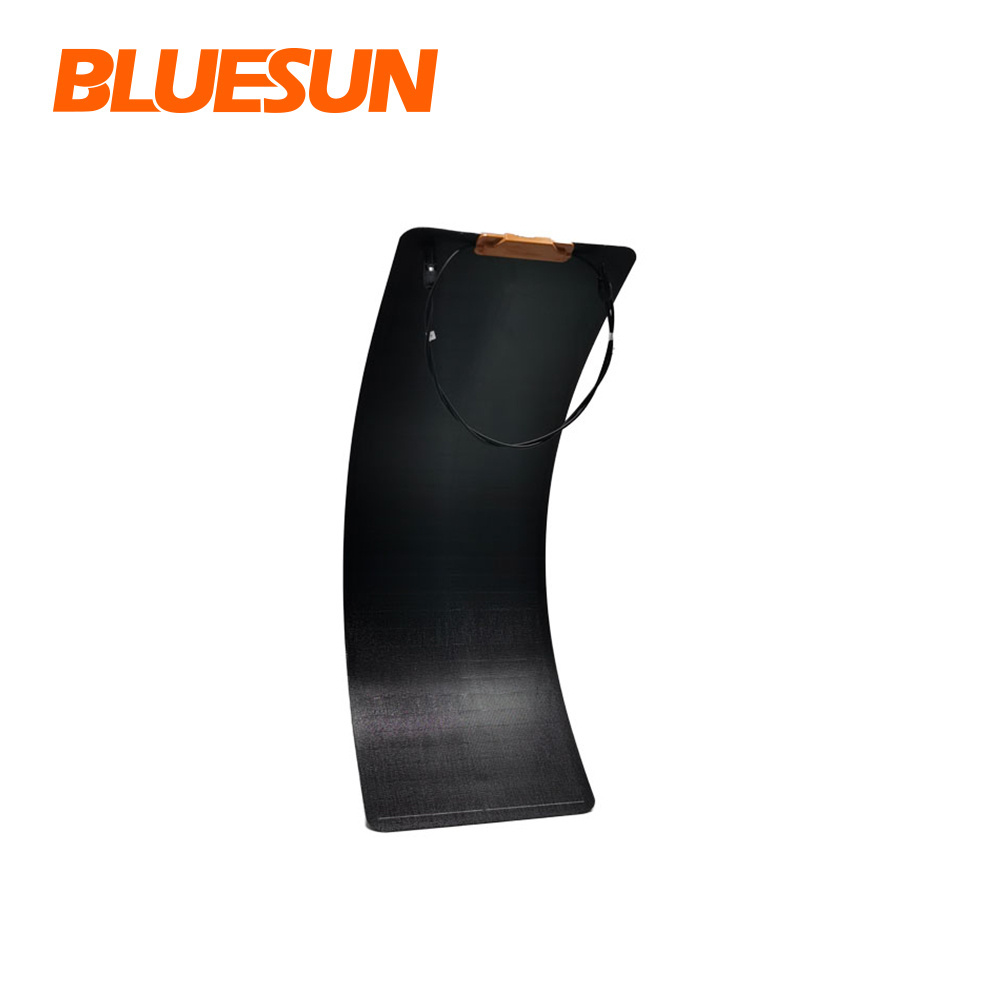 Bluesun flexible solar panel 180w high efficiency 100w 150w 200w 18v semi flexible sunpower solar cell flexible panel