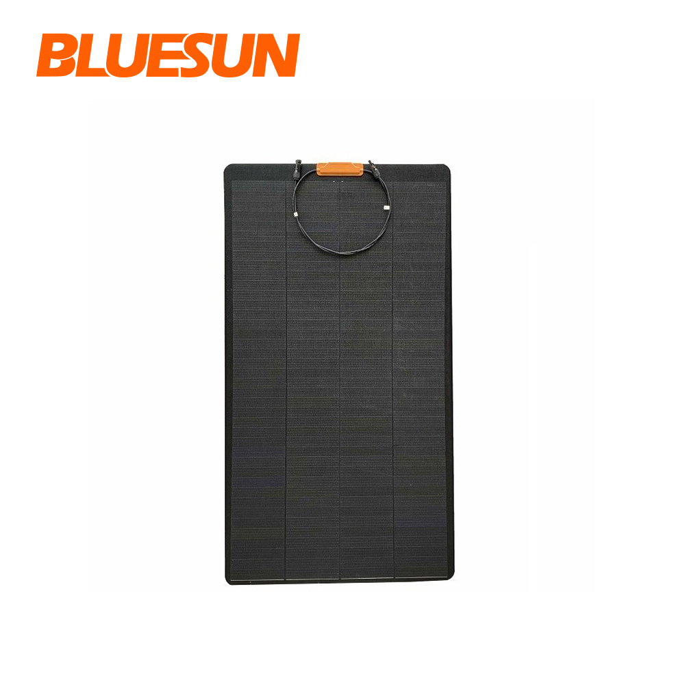 Bluesun flexible solar panel 180w high efficiency 100w 150w 200w 18v semi flexible sunpower solar cell flexible panel