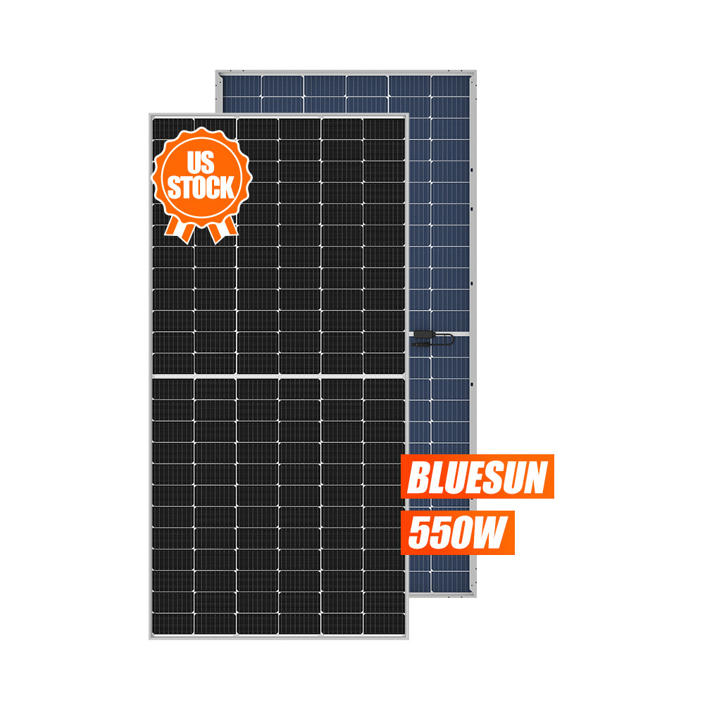 Bluesun Solar Panel 400W 450W 540W 550W Photovoltaic Panel Solar Us Long Beach Warehouse