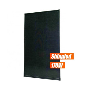 170 Watt Shingled Perc Panel Solar 170W All Black RV Solar Panel System Portable Paneles Solares Kit