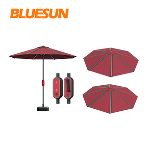 Customized solar panel umbrella beach solar panel 350w 360w 380w