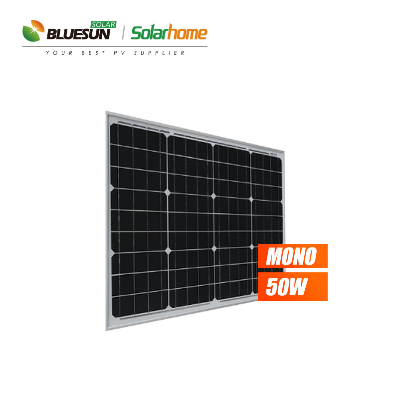 Bluesun Solar Panels 50W 5BB 12V 50 W 50Watt Solar PV Panel Prices