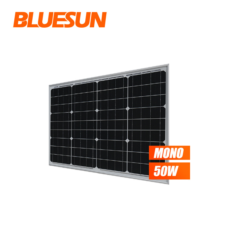 Bluesun Solar Panels 50W 5BB 12V 50 W 50Watt Solar PV Panel Prices