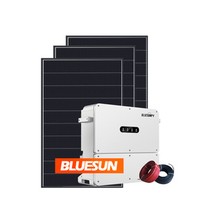 Bluesun solar 30kw 20kw solar energy system for home use complete solar panel kit