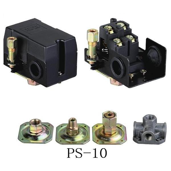 Air compressor pressure regulator switch