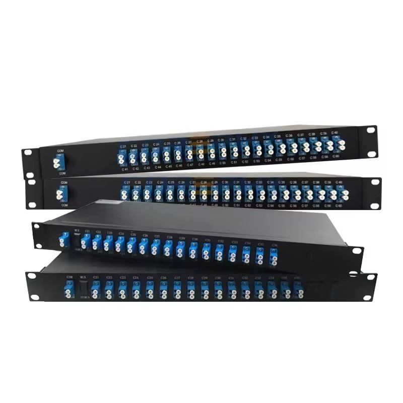 8 16 32 CH DWDM splitter 1U Rackmount DWDM Module 100G FWDM CWDM 1270-1610nm DWDM MUX/DEMUX