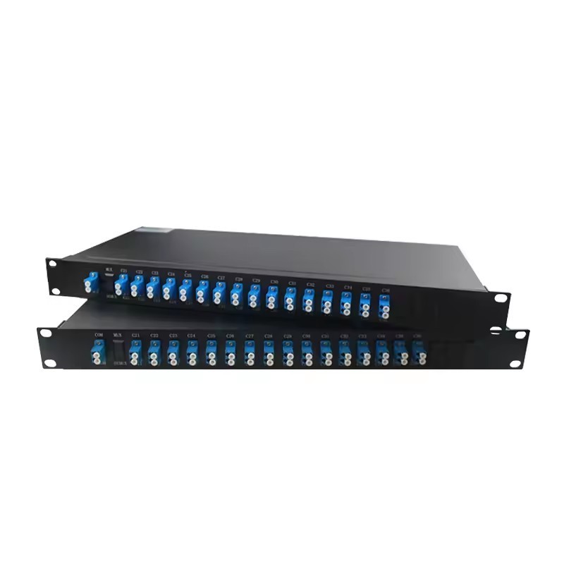 8 16 32 CH DWDM splitter 1U Rackmount DWDM Module 100G FWDM CWDM 1270-1610nm DWDM MUX/DEMUX