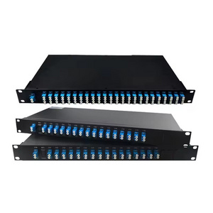 8 16 32 CH DWDM splitter 1U Rackmount DWDM Module 100G FWDM CWDM 1270-1610nm DWDM MUX/DEMUX