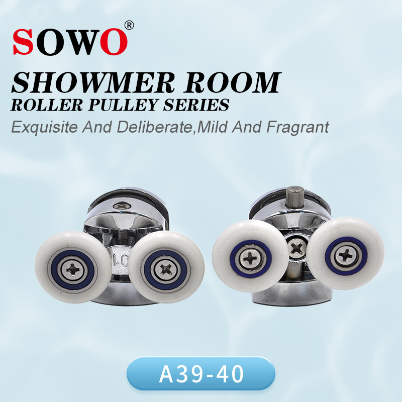 Shower room Zinc Alloy Door Rollers A39/A40 Gate Roller Wheel Sliding Door Rollers