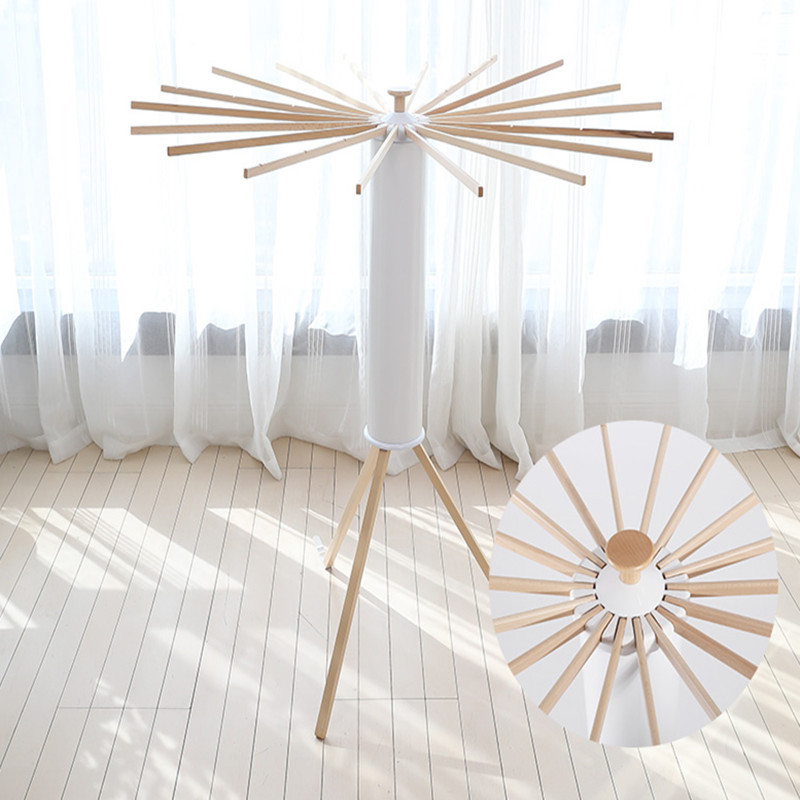 Standing umbrella octopus-shaped clothes drying rack household foldable floor clothes rack