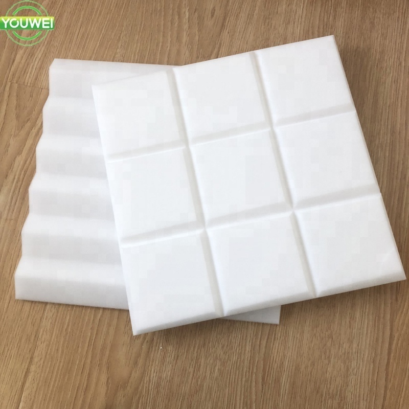 Acoustic Soundproof  Melamine Foam Panel White color