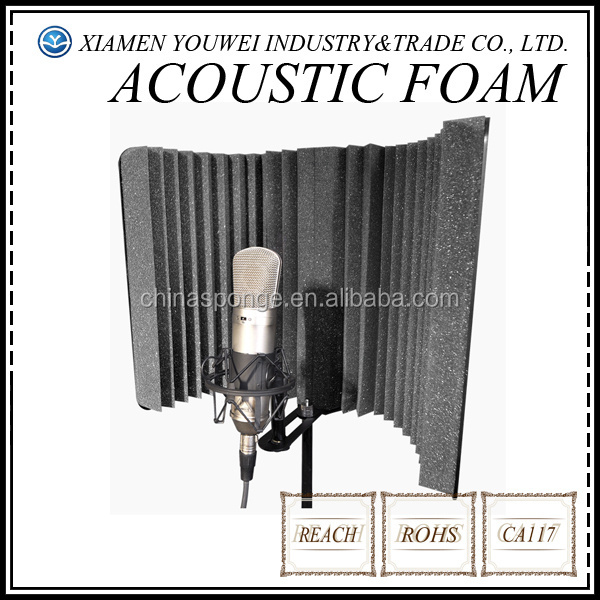 Studio Microphone Diffuser Isolation Sound Absorber Acoustic Foam Panels