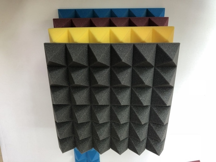 Pyramid Sound Foam Best Cheap Soundproofing Materials Flat Shape Acoustic Sound Foam Customize