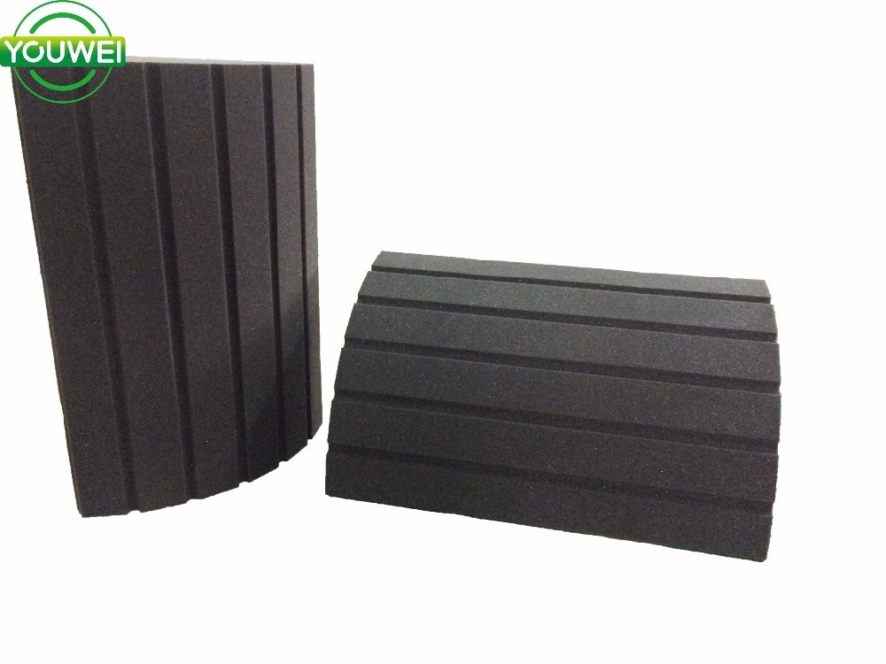 Studio Sound Isolation Sponge Acoustic Foam Wedge Black 25 Density Acoustic Straight Ceiling Foam Colour