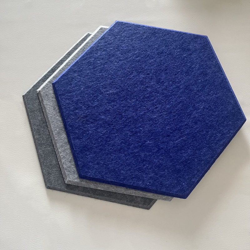 Wholesale Eco High Density Polyester Fiber Acoustic Panel PET Felt Sound Absorbing Ceiling Acoustic Panels