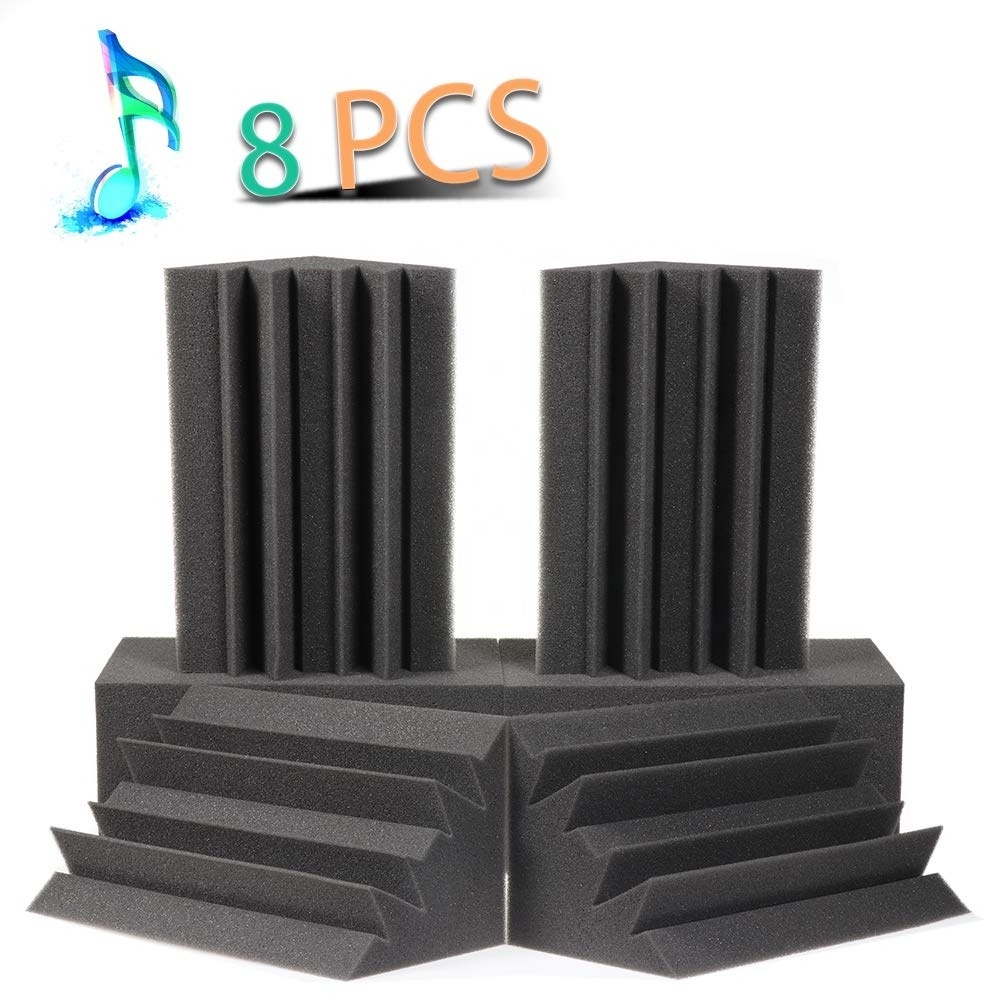 Hot Sale Acoustic Panels Bass Trap Soundproof Foam 8 PCs Corner Foam for Studio Soundproofing