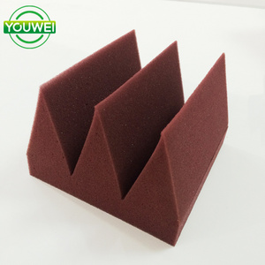 Studio Sound Isolation Sponge Acoustic Foam Wedge Black 25 Density Acoustic Straight Ceiling Foam Colour