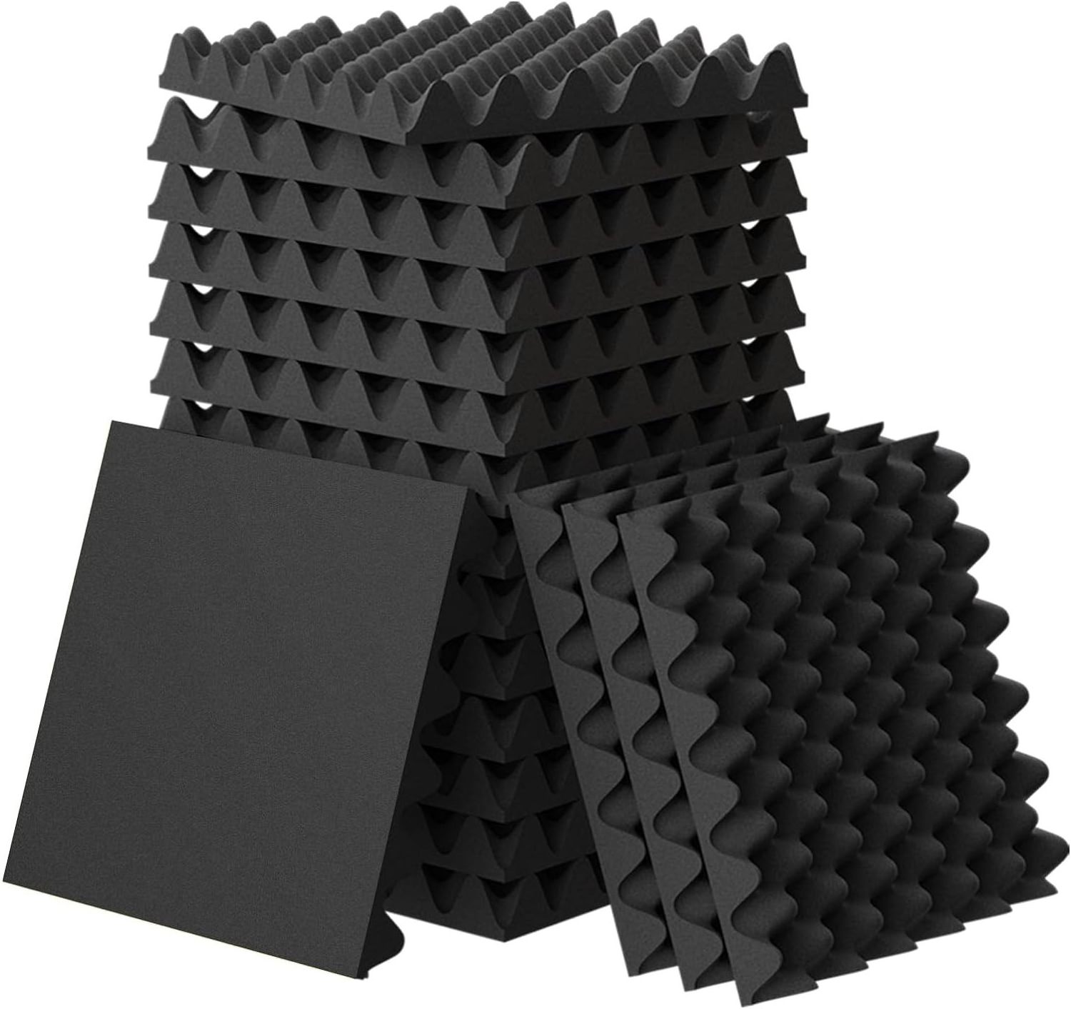 Self-Adhesive Sound Proof Wall Panels For Studio Foam Wedges Paneles Acusticos Polyurethane Sound Deadening Foam