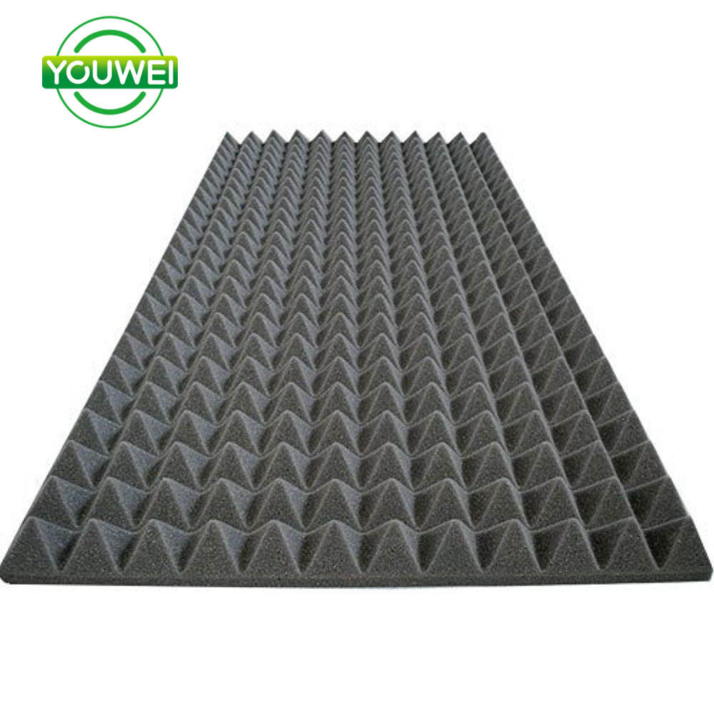 Pyramid Sound Foam Best Cheap Soundproofing Materials Flat Shape Acoustic Sound Foam Customize