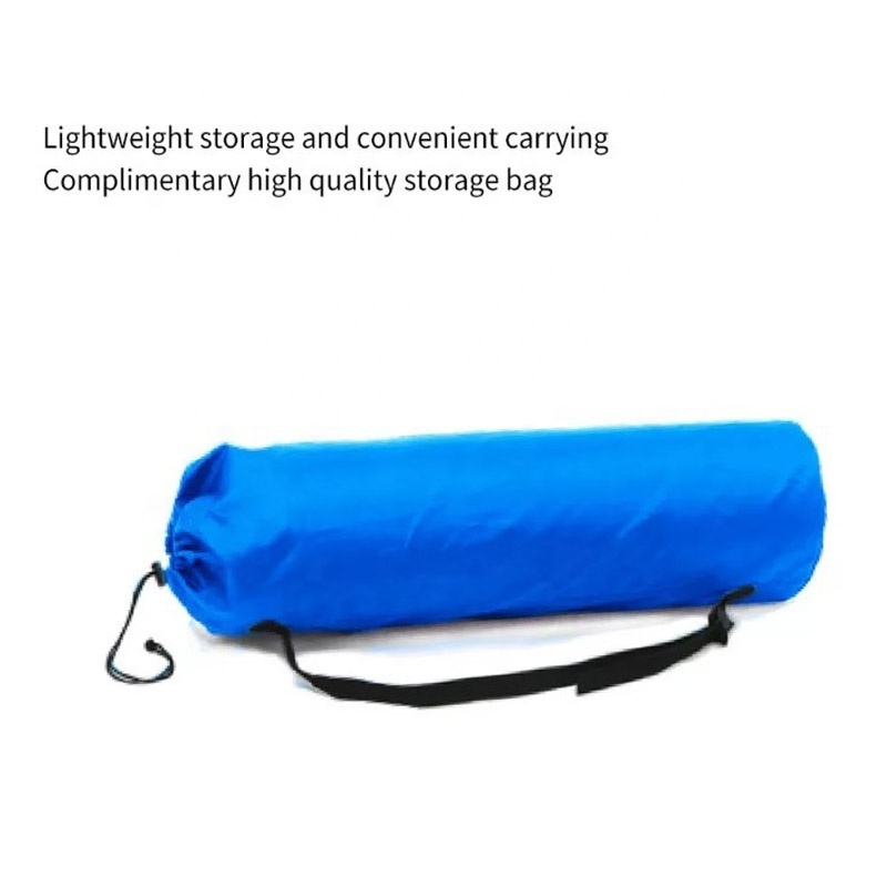 3cm 5cm thick ultralight mattress inflating picnic pad anti-moisture portable splicing camping sleeping cushion with pillow