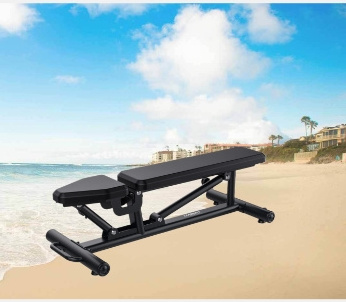 Commercial Pro Upgraded With Incline And Decline Flat Exercise Dumbbell Foldable Adjustable Bench