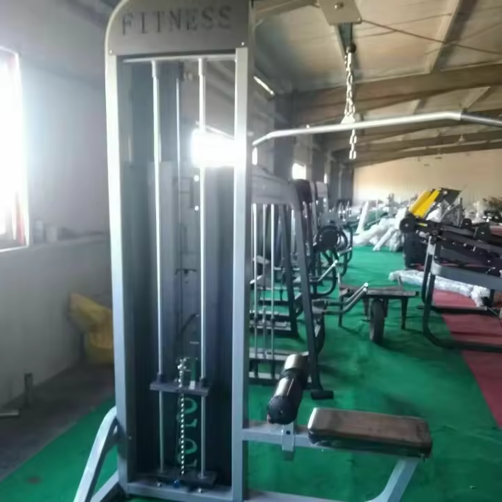 Gym Fitness Equipment Pin Loaded Selection Strength Training Pully System Lat Pulldown Seated Low Row  high back muscle Machine