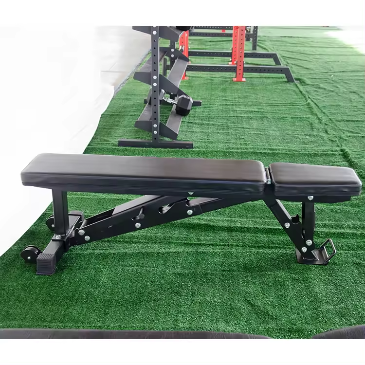 Commercial Pro Upgraded With Incline And Decline Flat Exercise Dumbbell Foldable Adjustable Bench