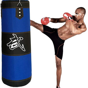 Heavy Boxing Solid Sandbag Hanging Punching Bag, Punching Bag with Special Chains and Hooks Exercises Workout Power Bag