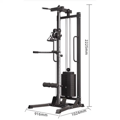 Multifunctional integrated home gym cable machine gym lat Pull down Low Row Machine fitness equipment strength machine