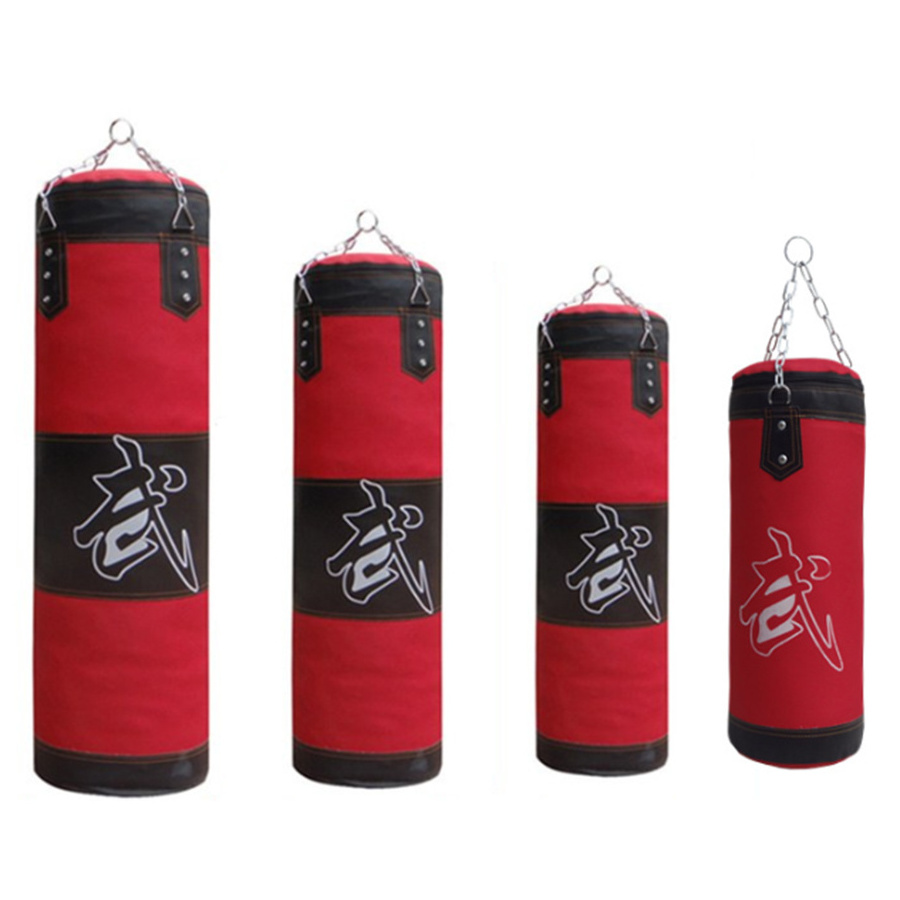 Heavy Boxing Solid Sandbag Hanging Punching Bag, Punching Bag with Special Chains and Hooks Exercises Workout Power Bag