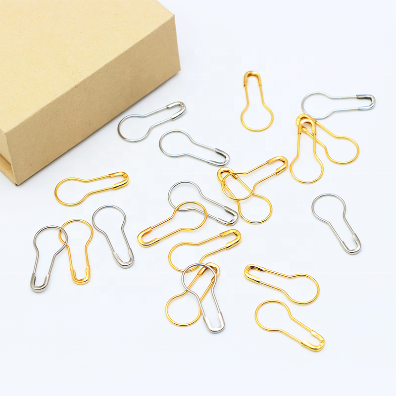 Clothing Accessories Wholesale Pear Pins 50 PCS Packed into One Box Stainless Steel Safety Pin