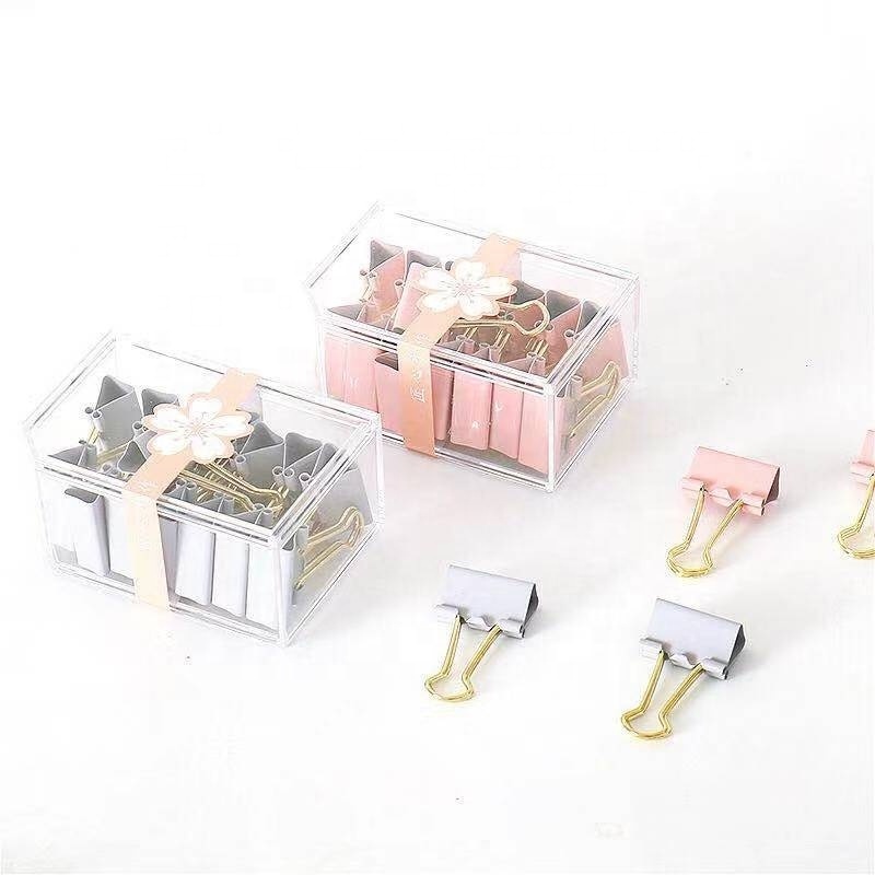 Keep all your Important Documents Together personalized binder clip fastener File folder printing binder clips