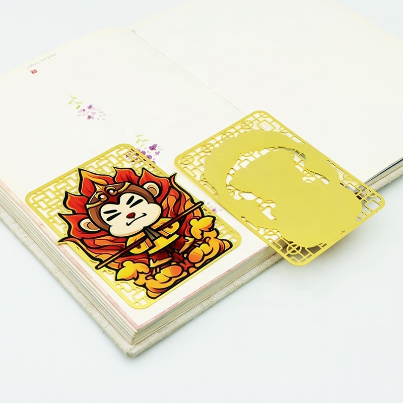 Journey to the West Brass Metal Card Anime Character Customization Bookmark Card